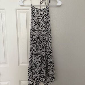 Black and White Spotted Dress